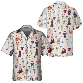 Adorable Labrador Retriever For Christmas Hawaiian Shirt, Funny Labrador Christmas Shirt, Best Christmas Gift