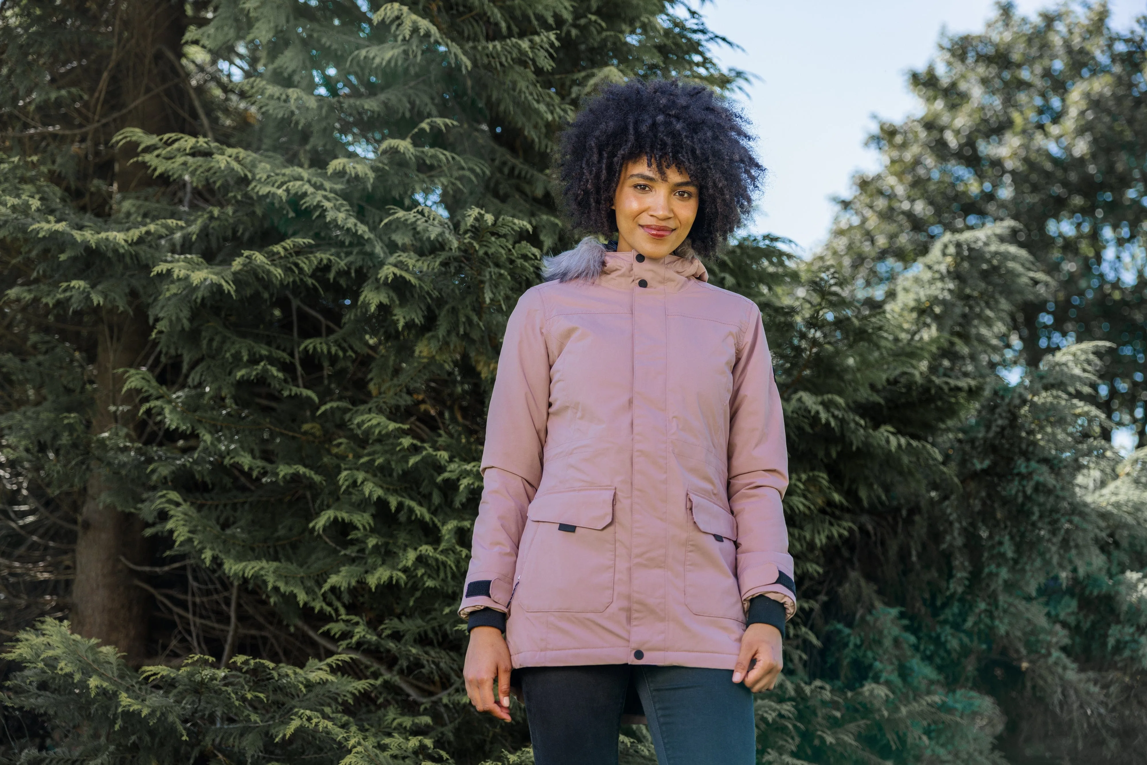 Alderidge Womens Waterproof Parka - Faded Pink