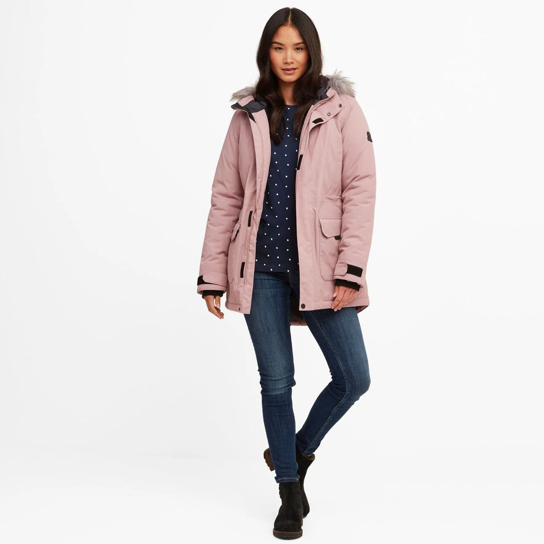 Alderidge Womens Waterproof Parka - Faded Pink