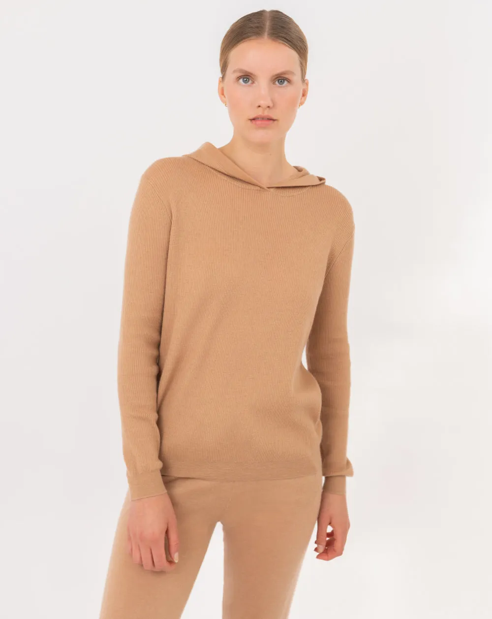 Amel Ribbed Hoodie