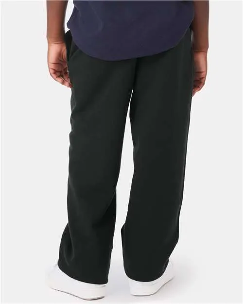 Champion Powerblend® Youth Open-Bottom Sweatpants with Pockets P890