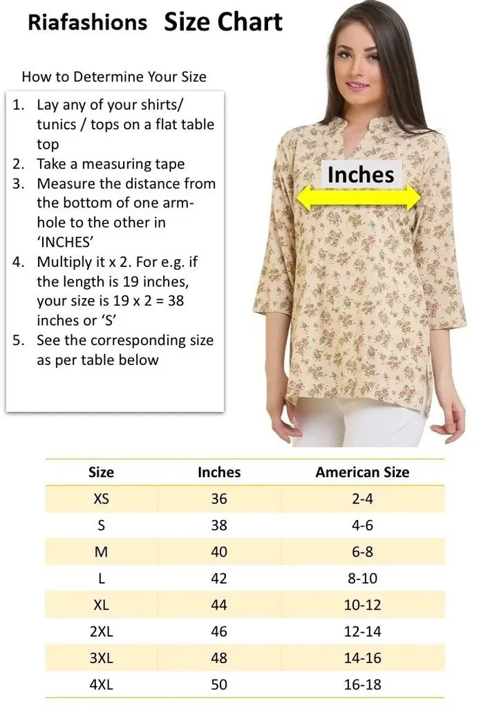 Cotton Red Printed Tunic