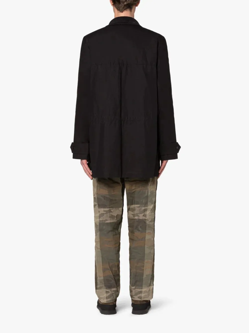 Country Dark Indigo Waxed Cotton Coat