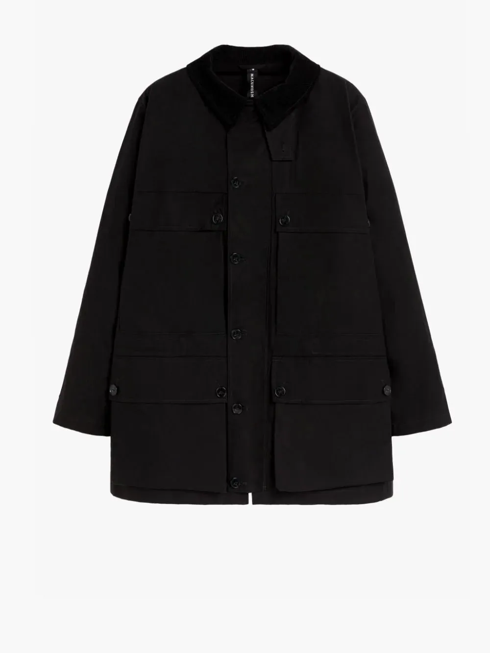 Country Dark Indigo Waxed Cotton Coat