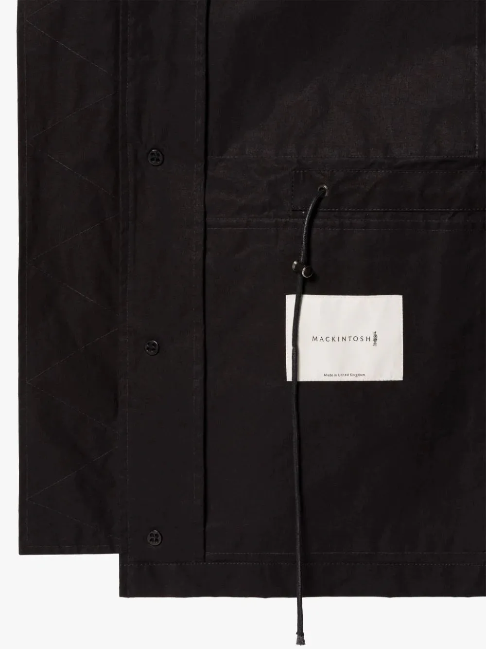 Country Dark Indigo Waxed Cotton Coat