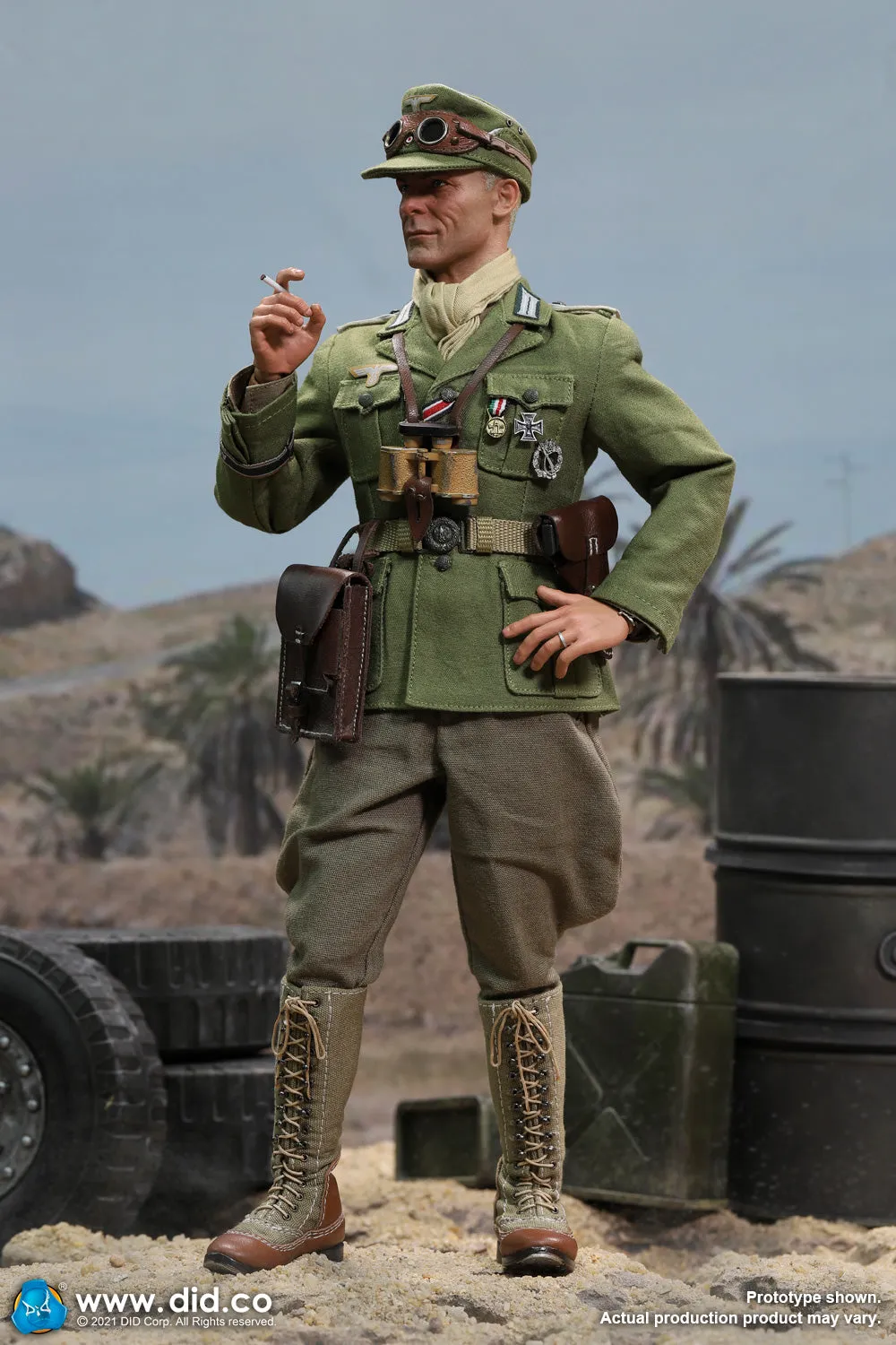 DID - WWII German Afrika Korps Infantry Captain - Wilhelm