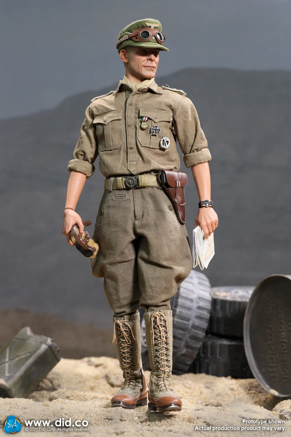 DID - WWII German Afrika Korps Infantry Captain - Wilhelm