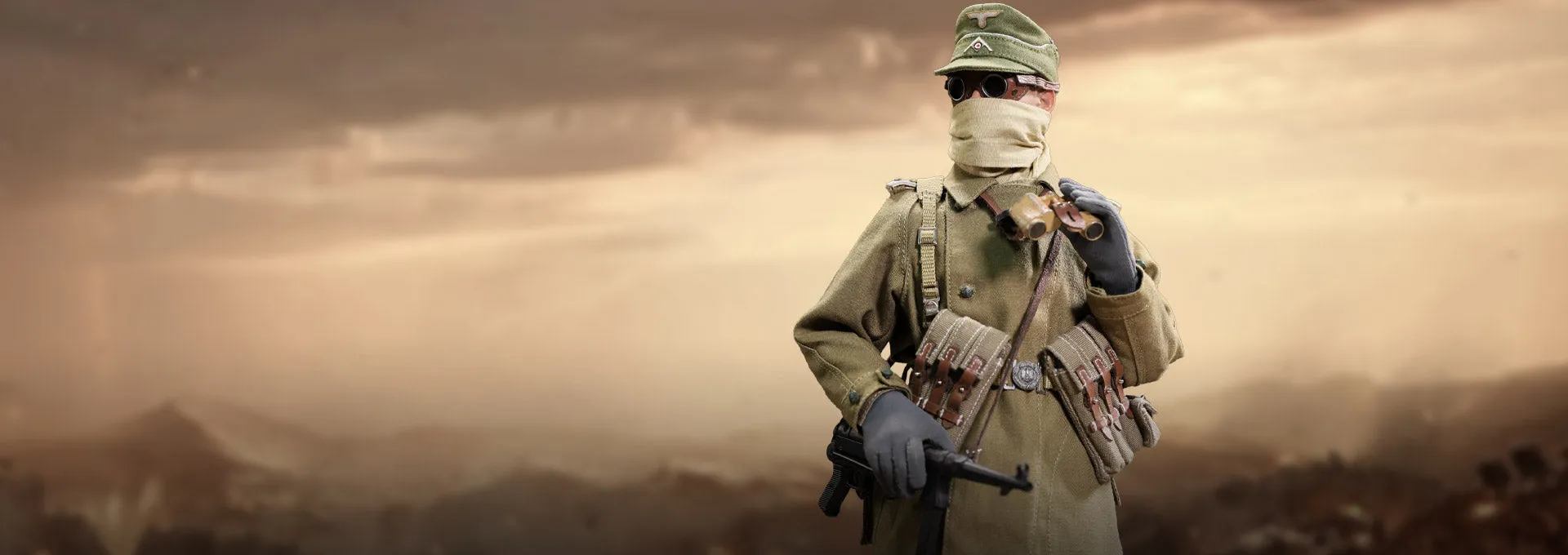 DID - WWII German Afrika Korps Infantry Captain - Wilhelm