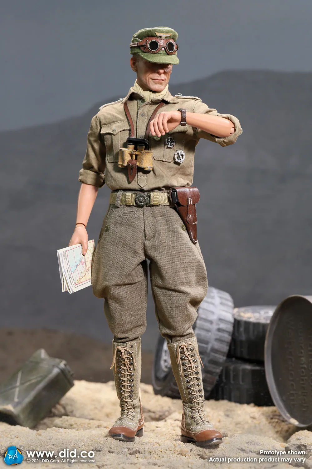 DID - WWII German Afrika Korps Infantry Captain - Wilhelm