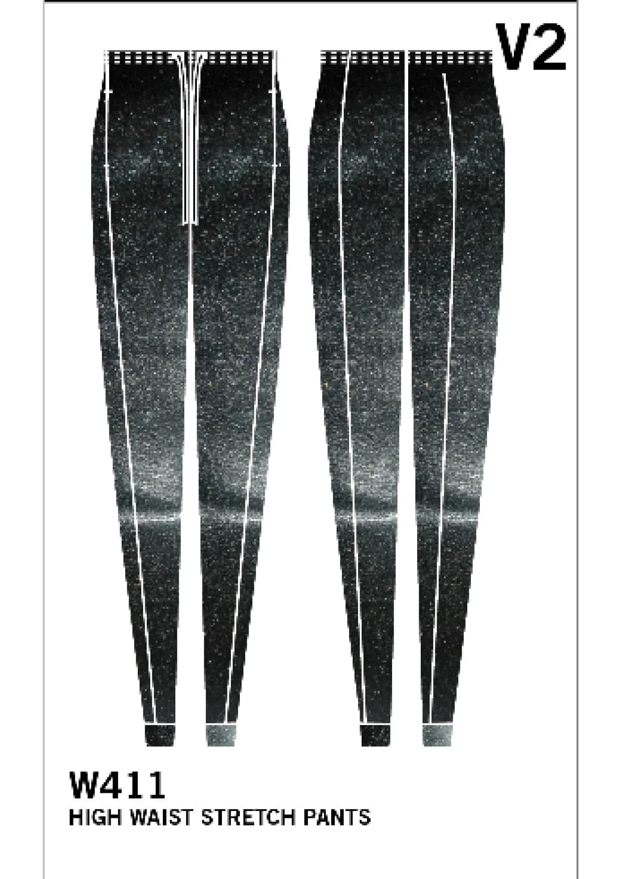 ELEGANT SWEATPANTS - black shiny