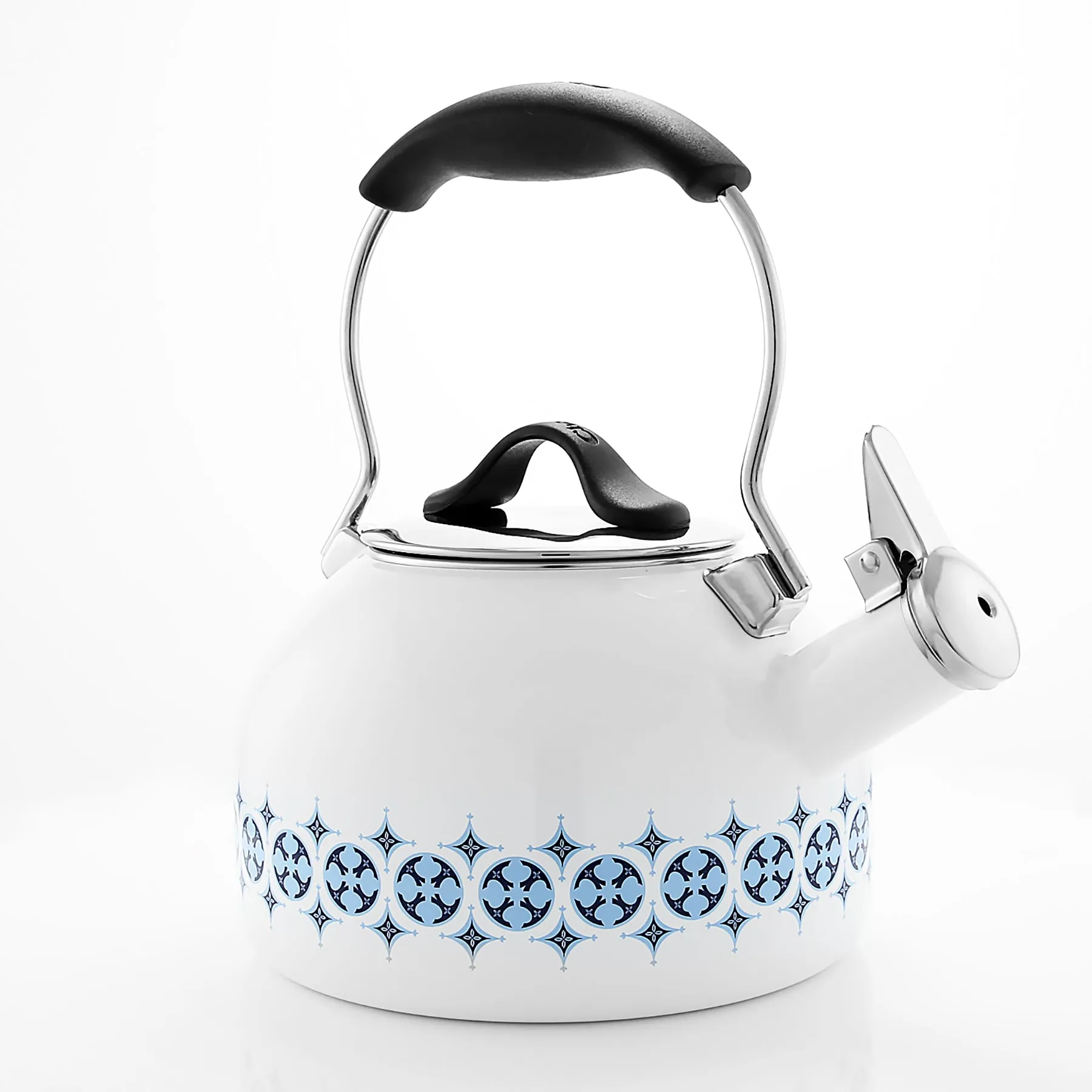 Enamel-on-Steel Talavera Teakettle (1.8 Qt.)