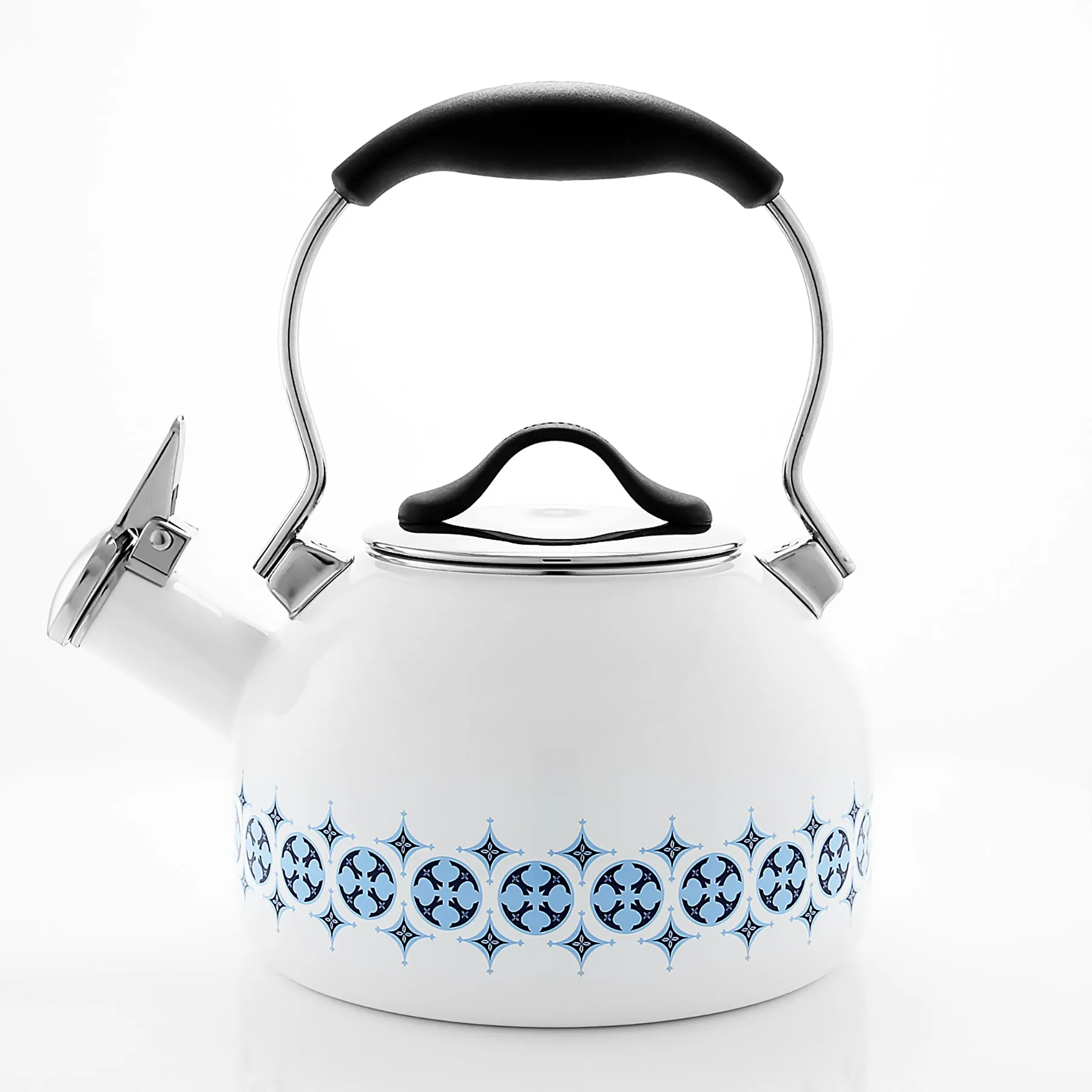 Enamel-on-Steel Talavera Teakettle (1.8 Qt.)
