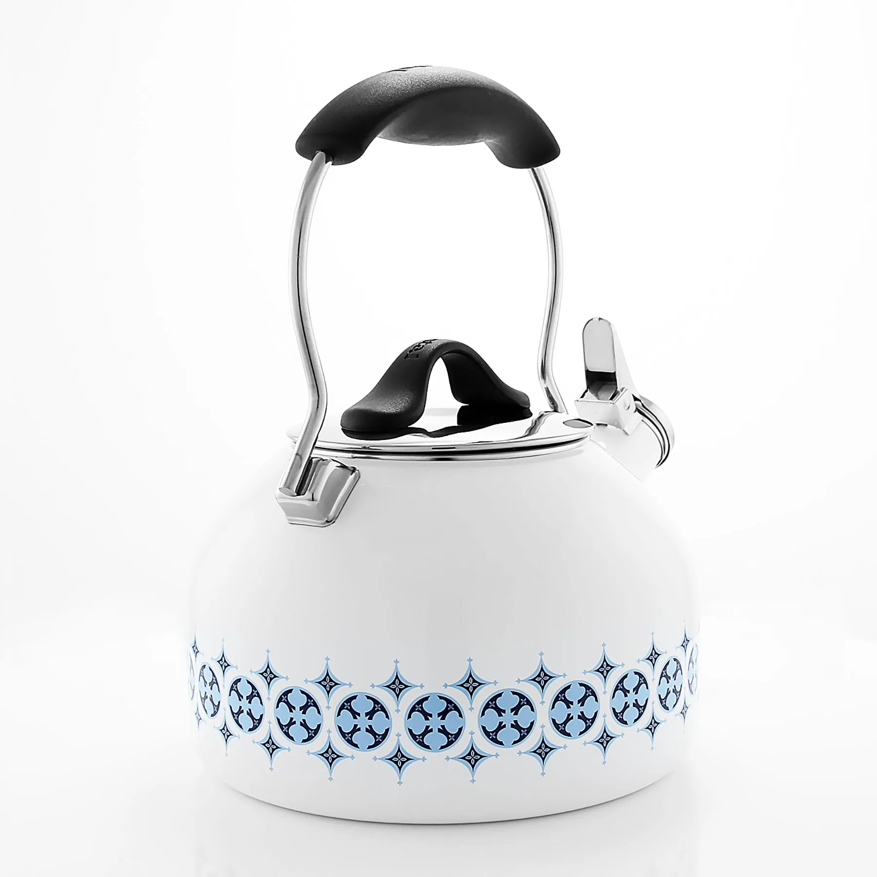 Enamel-on-Steel Talavera Teakettle (1.8 Qt.)