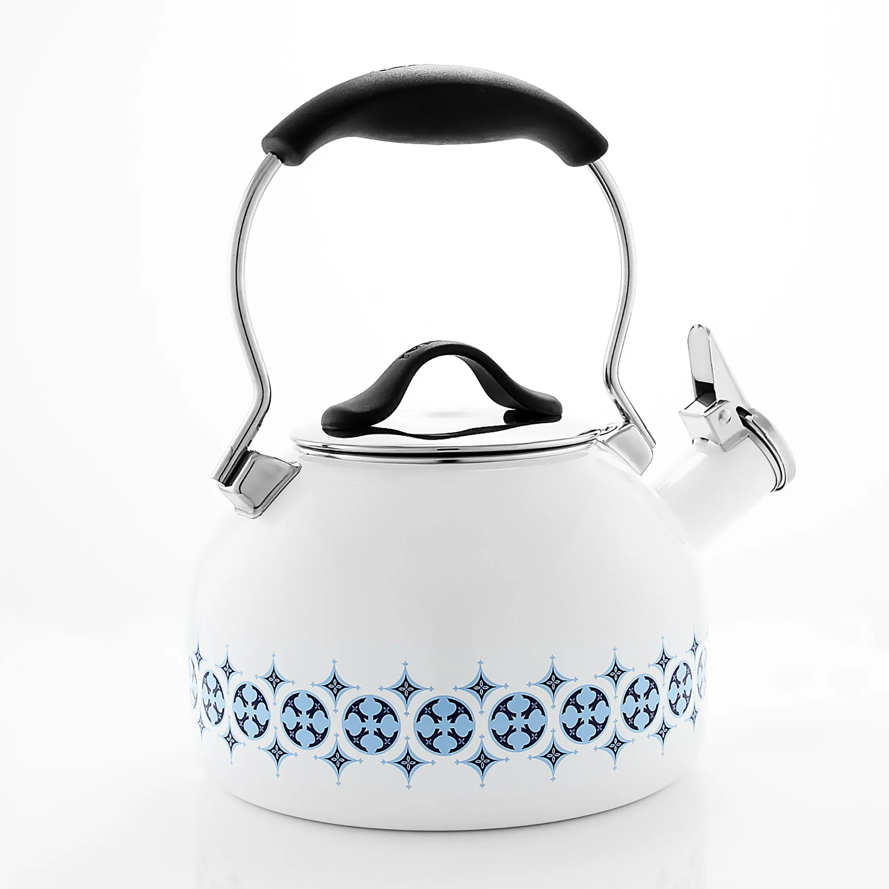 Enamel-on-Steel Talavera Teakettle (1.8 Qt.)