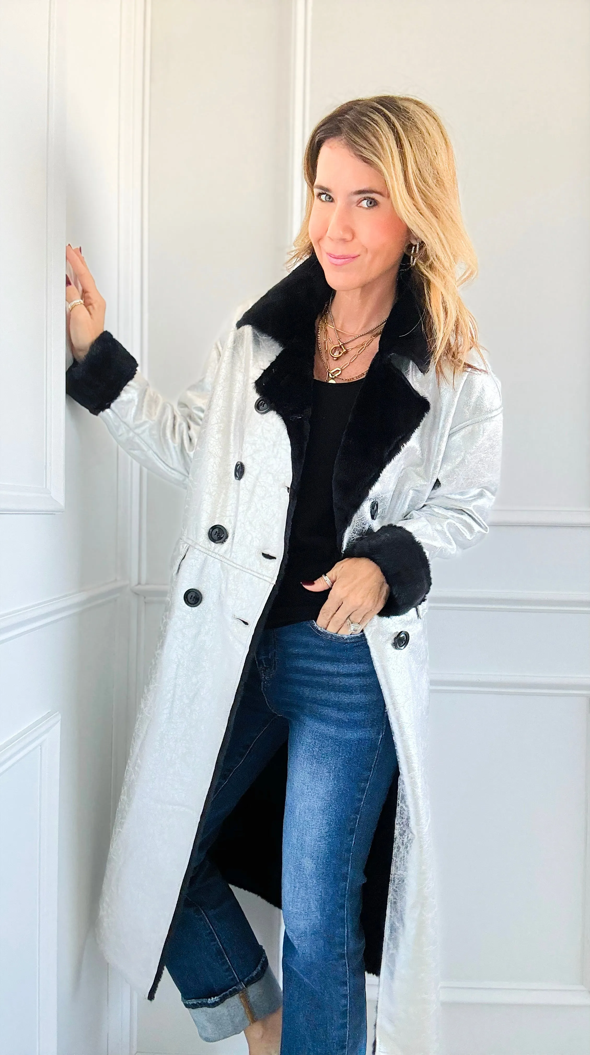 Galactic Nights Metallic Coat