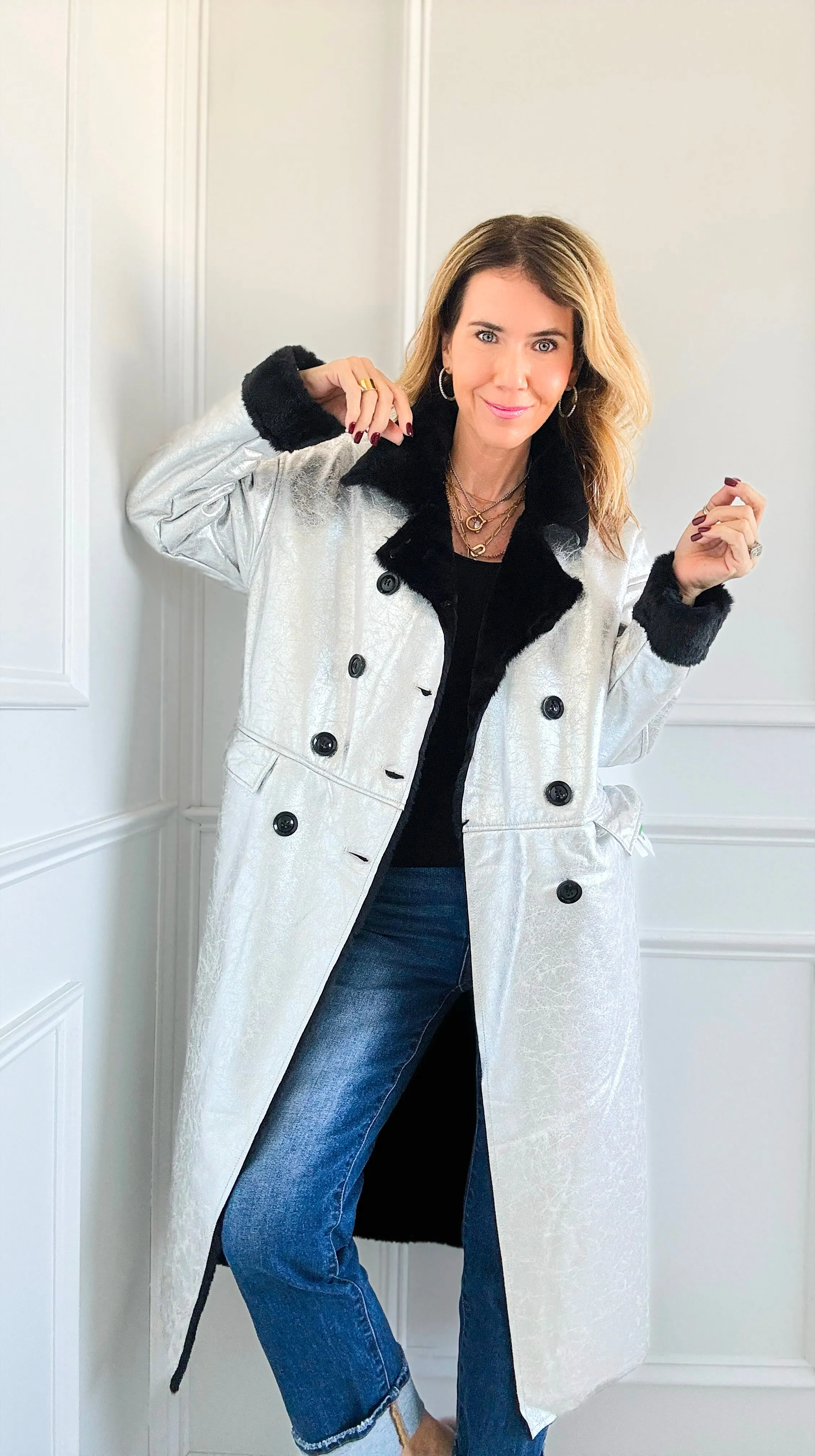 Galactic Nights Metallic Coat