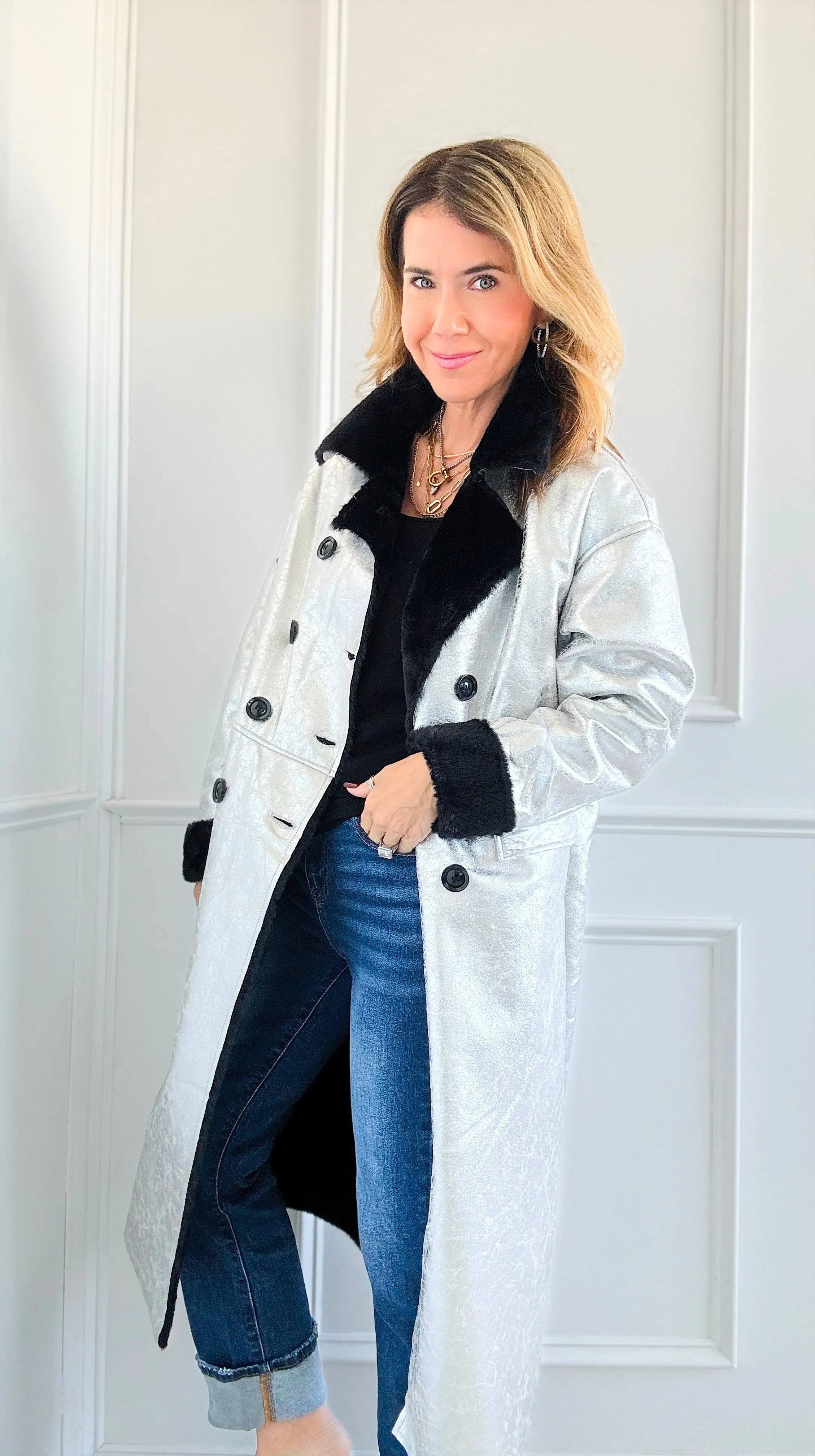 Galactic Nights Metallic Coat