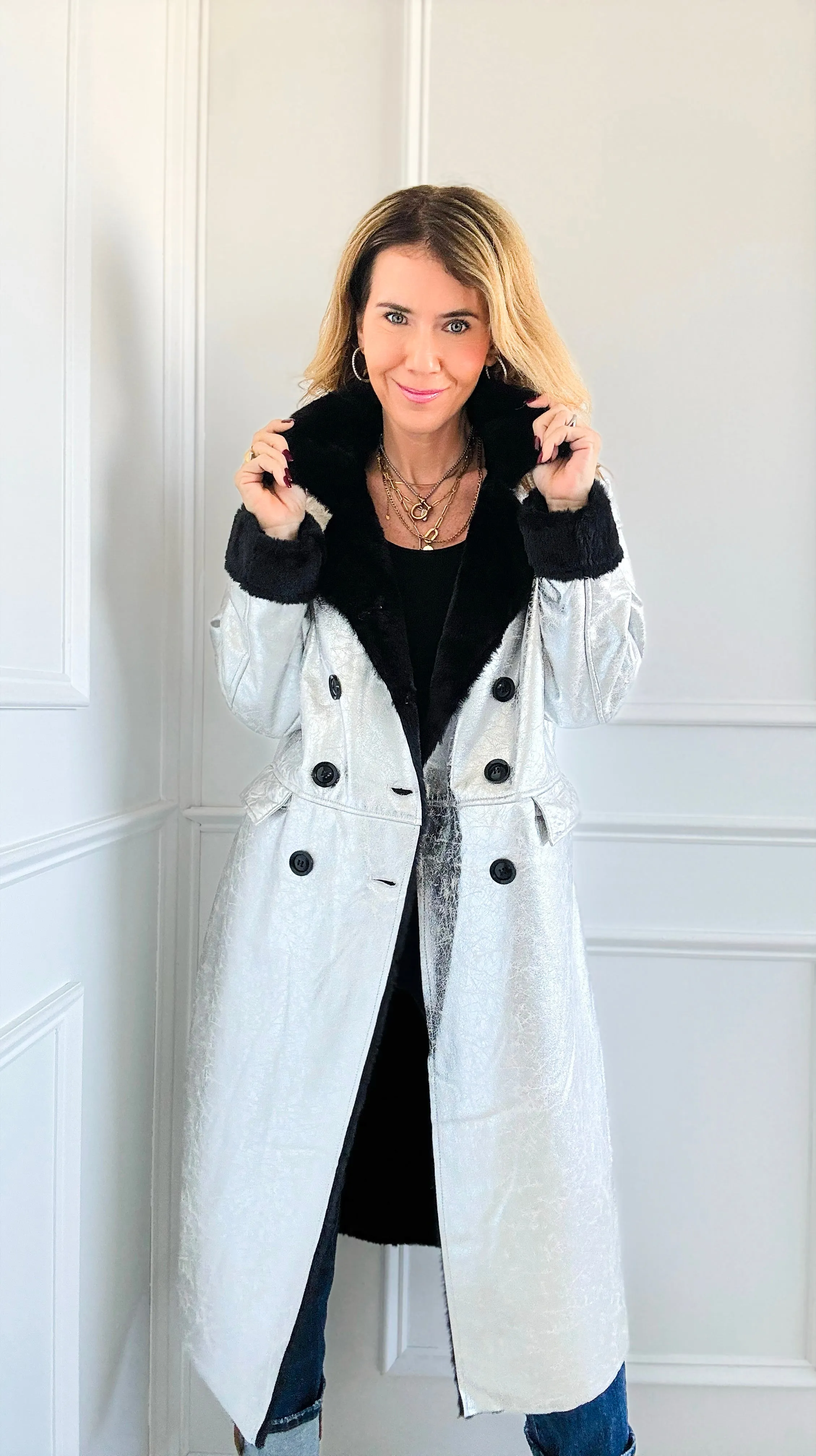 Galactic Nights Metallic Coat