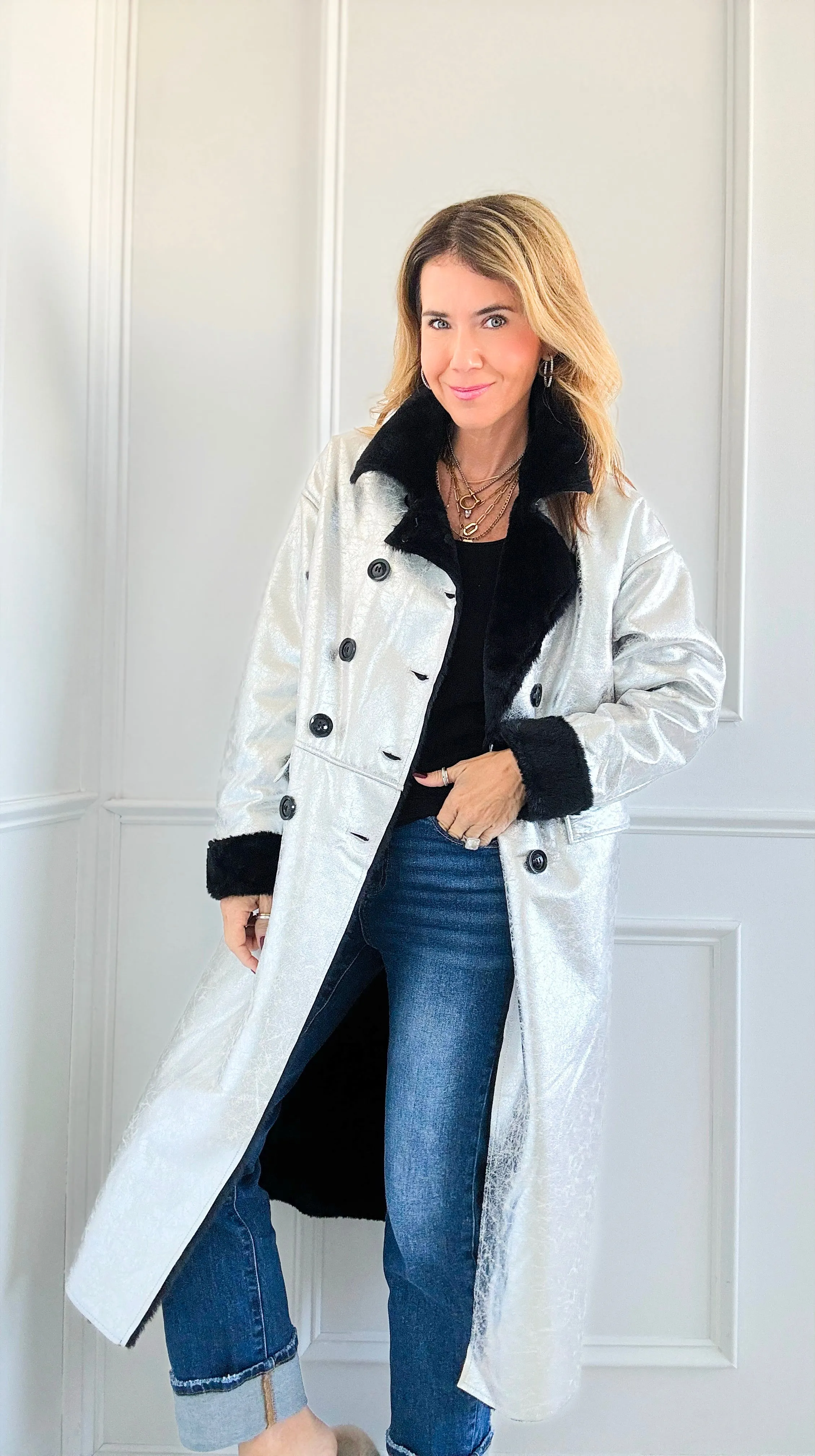 Galactic Nights Metallic Coat