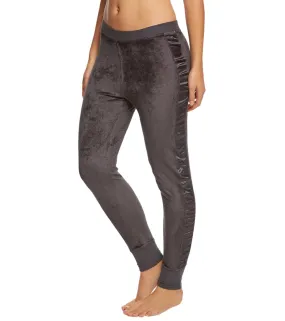 Hard Tail Velvet Skinny Side Shine Joggers