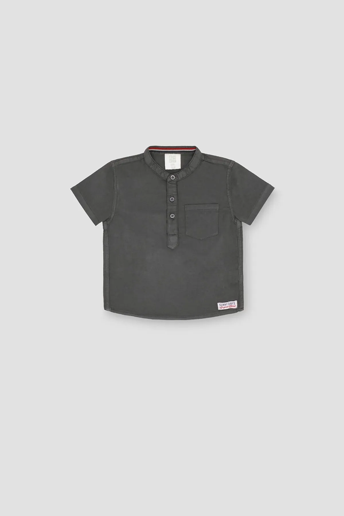 Henley Polo T-Shirt For Baby Boy - Green