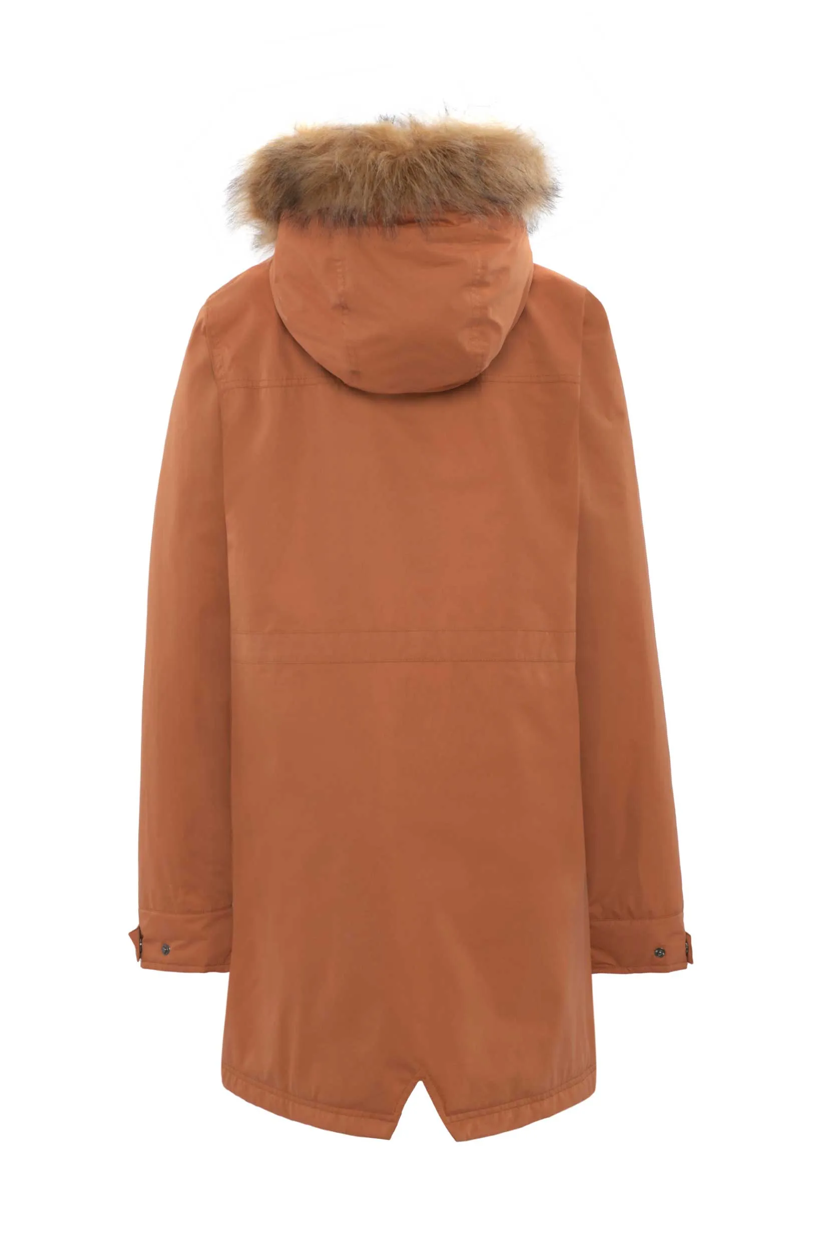 Lyra Womens Parka Jacket Copper