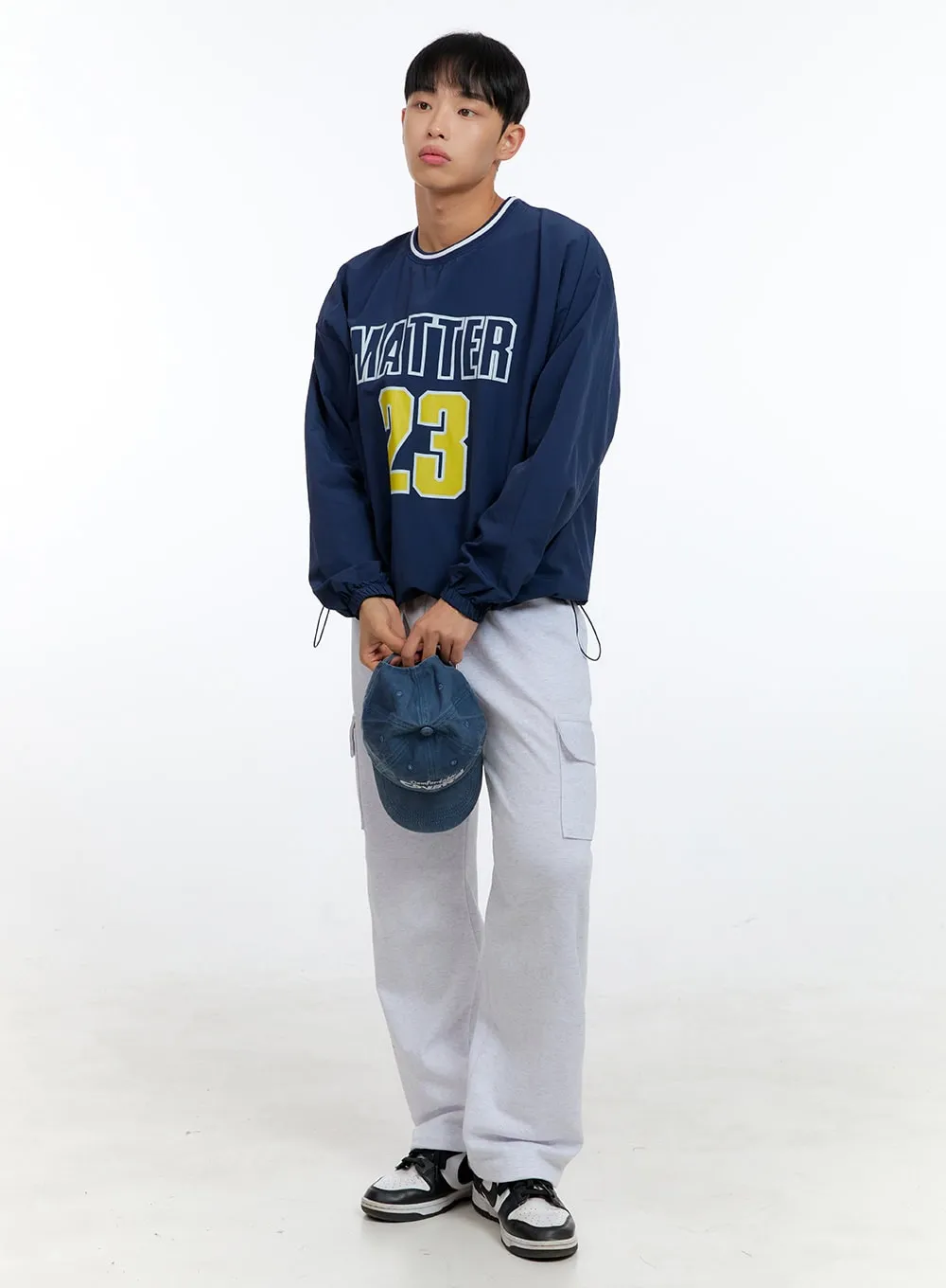 Men's Cargo Sweatpants (White) IG421