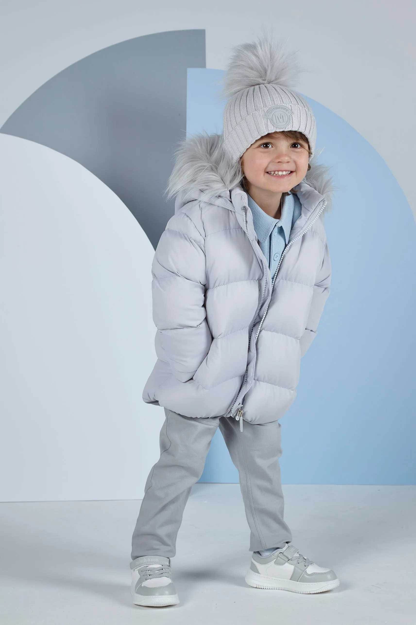 Mitch & Son - Sky blue padded jacket, Niko