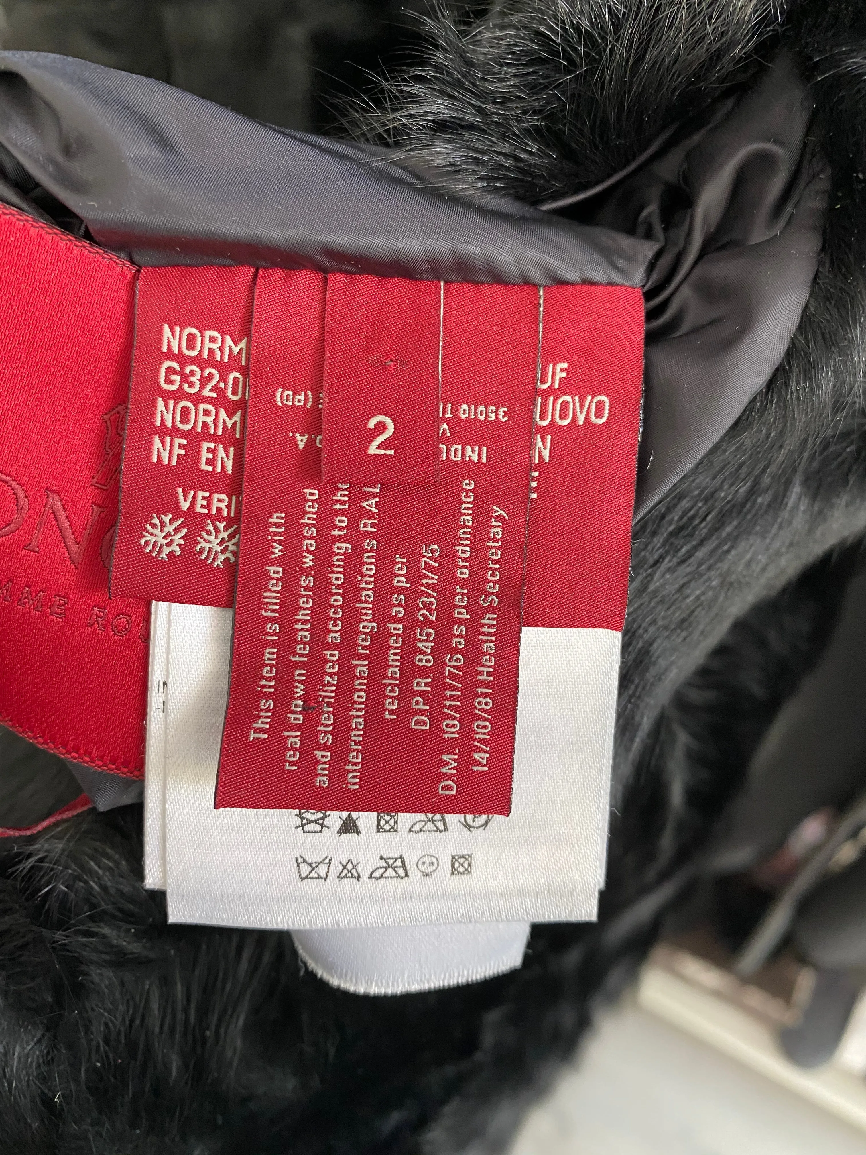 Moncler Gamme Rouge Lamb Fur and Nylon Reversible Sleeveless Coat - S