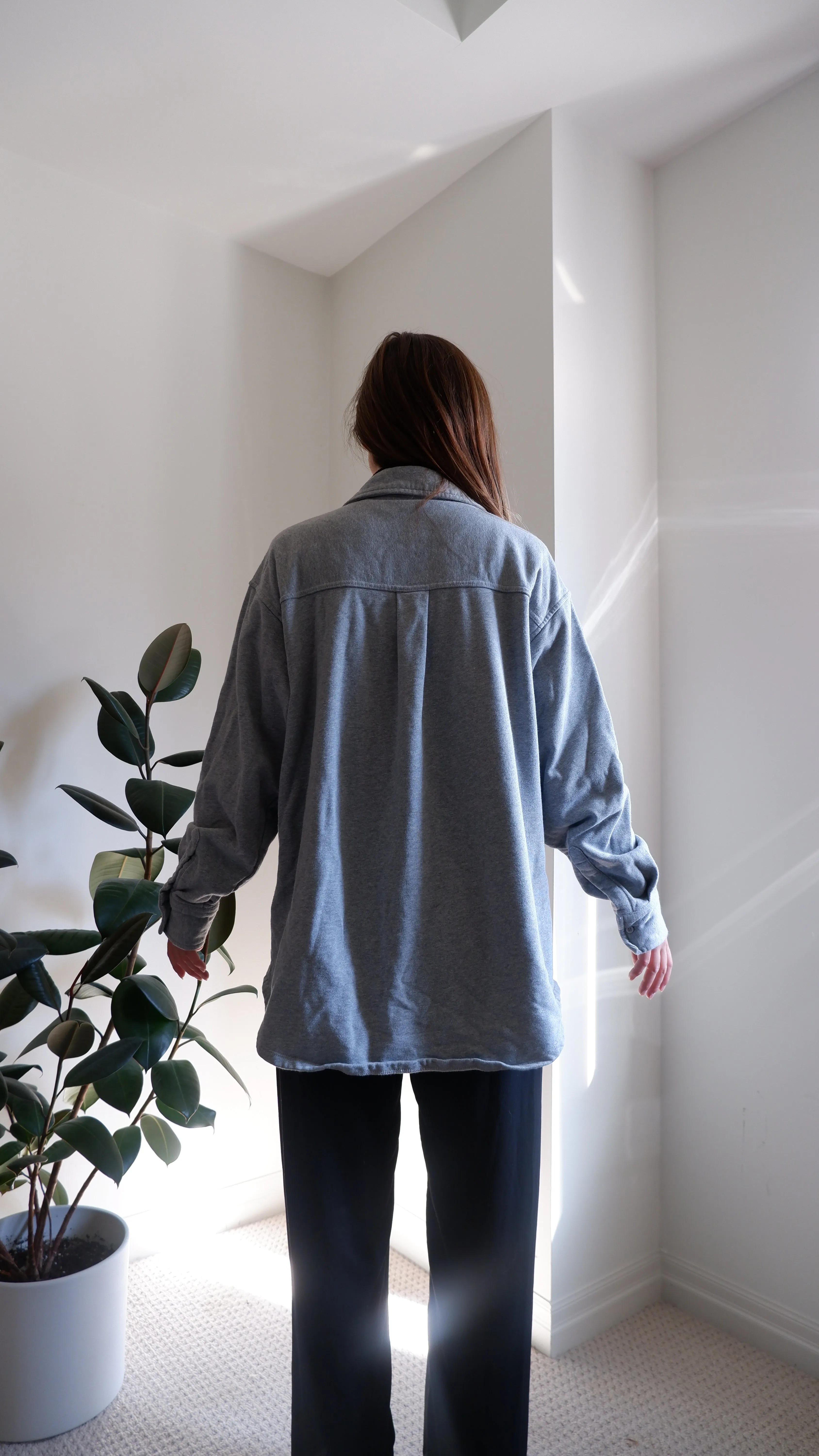 PE Nation Grey Shacket - L/XL