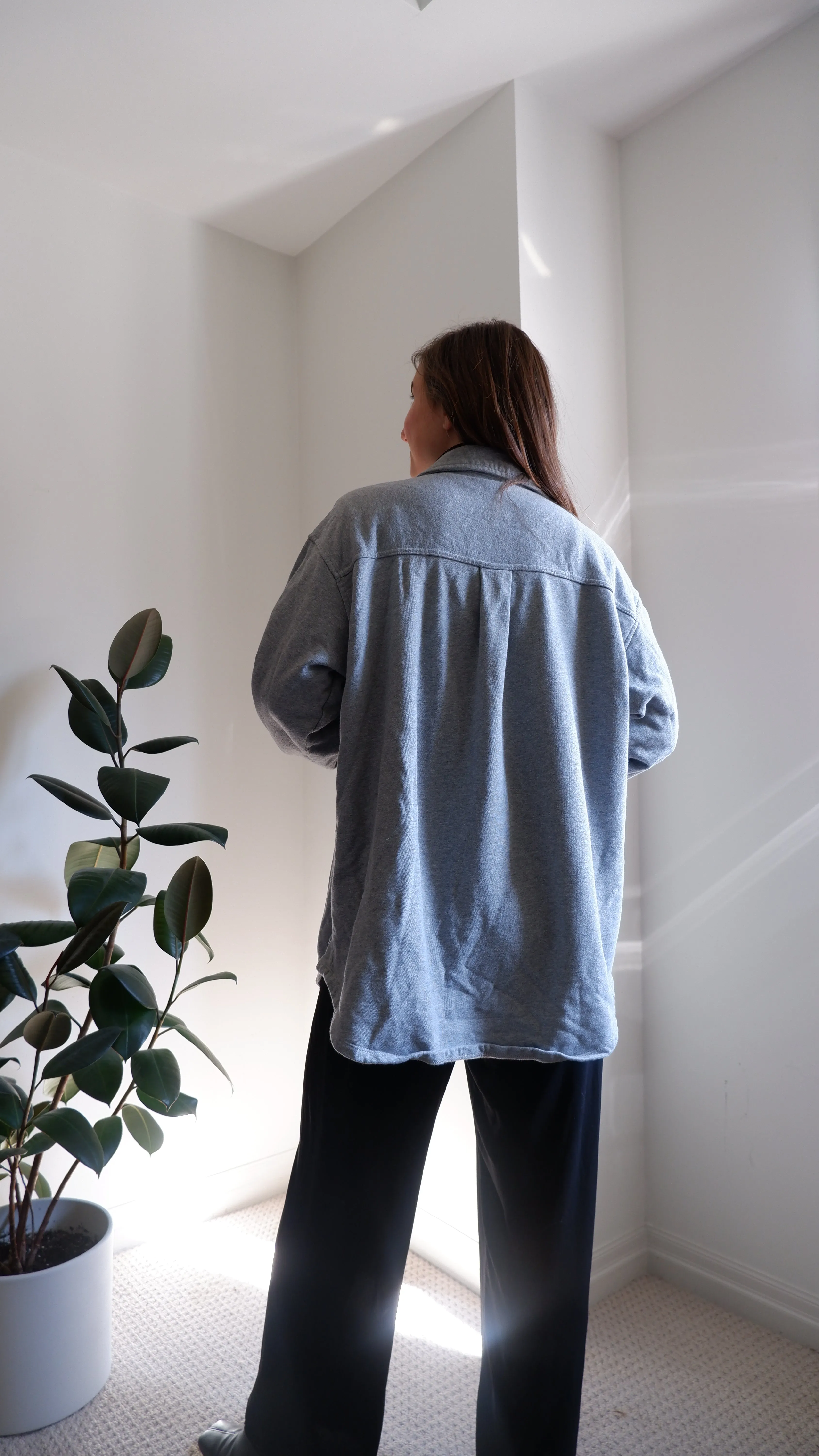 PE Nation Grey Shacket - L/XL