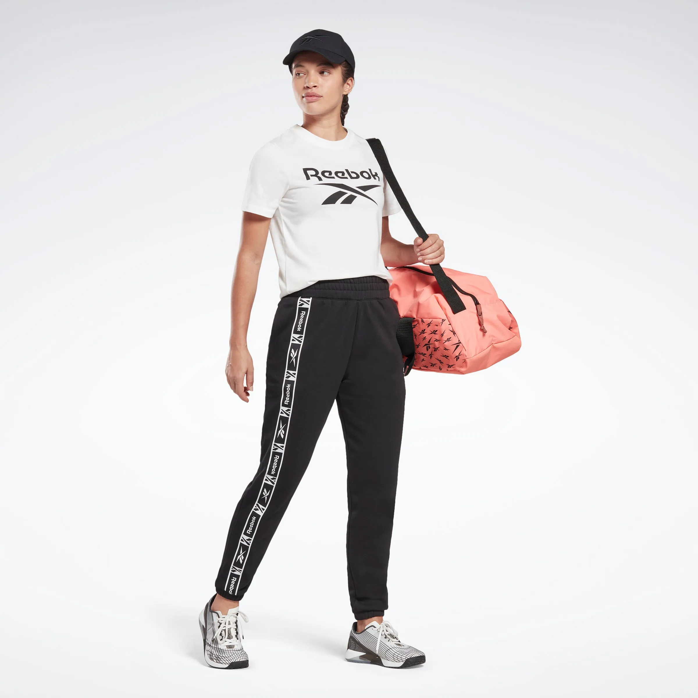 Reebok Apparel Women Tape Pack Joggers Black