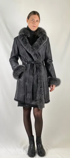 Shearling Rex Belted