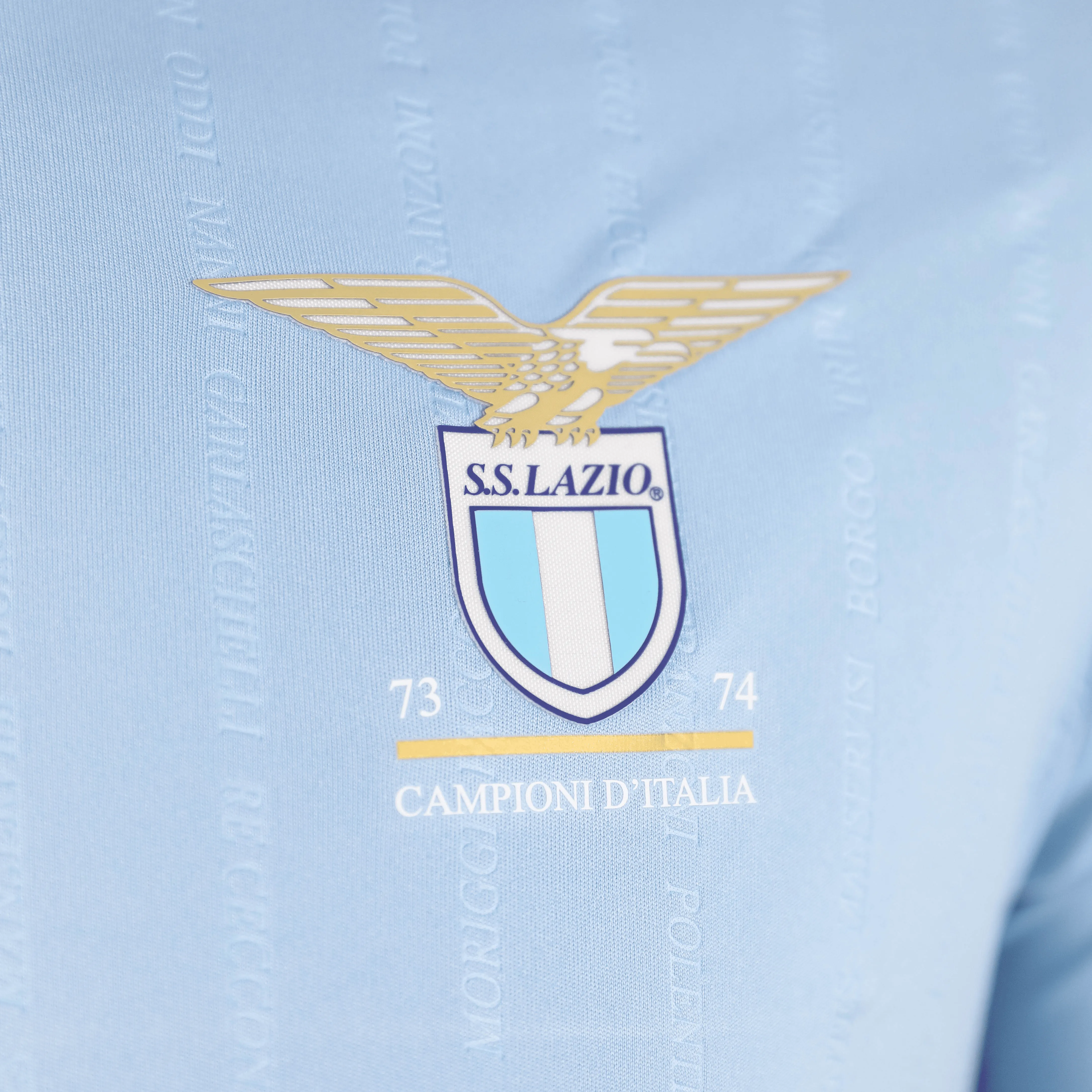SS Lazio 73/74 Campioni D'Italia Special Edition Jersey - Limited Edition (P2GAAX3404)