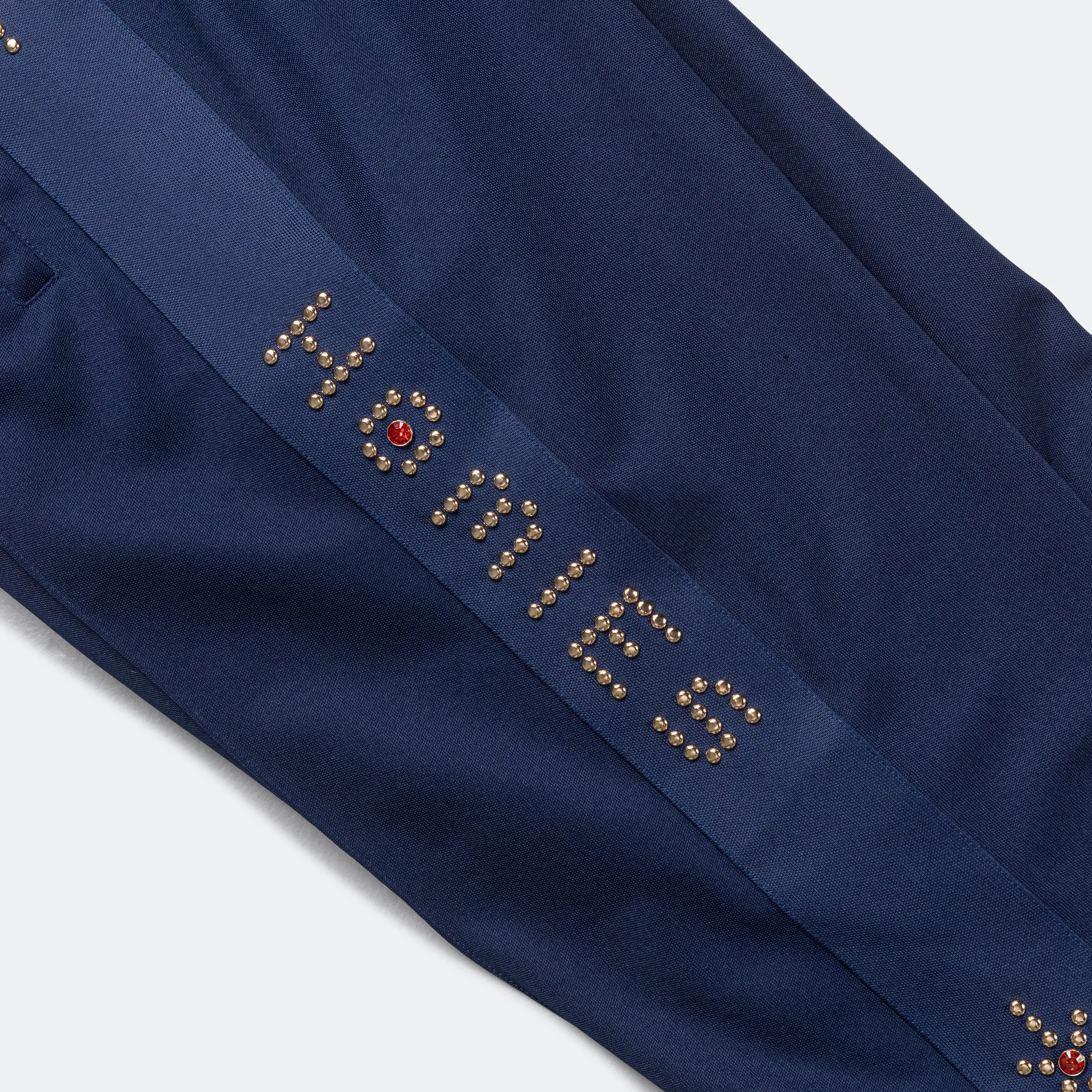 Studded Track Pant - Navy