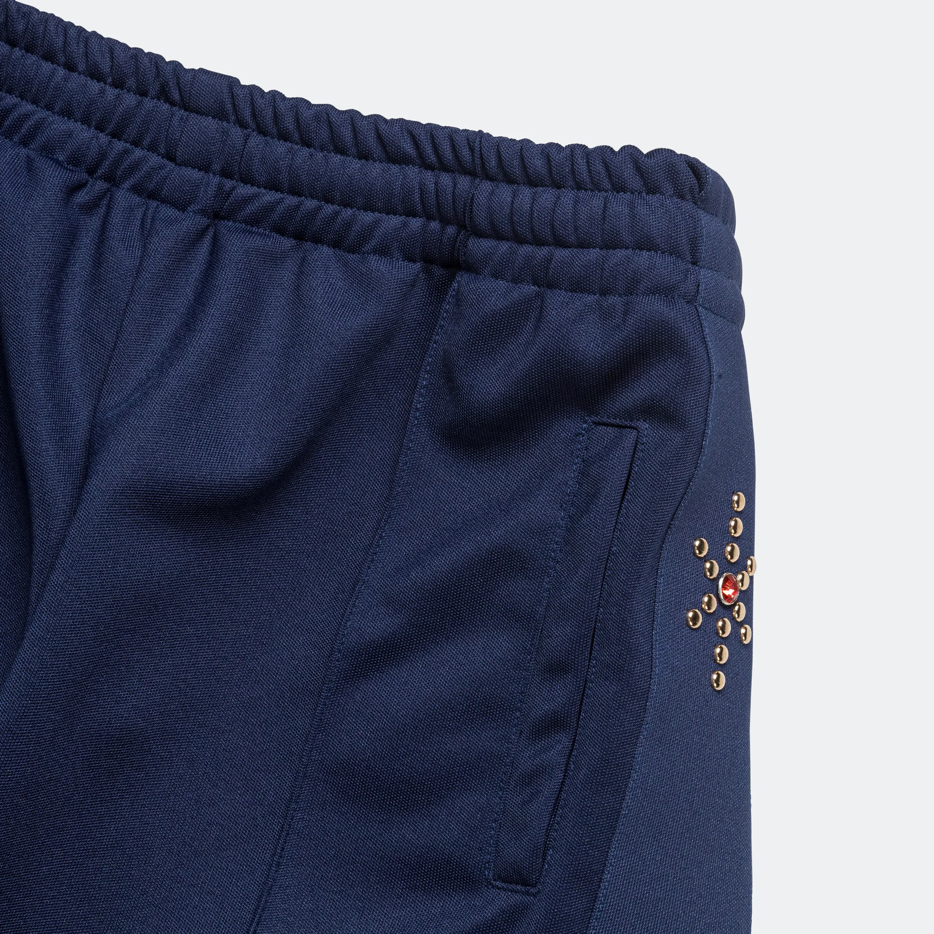 Studded Track Pant - Navy