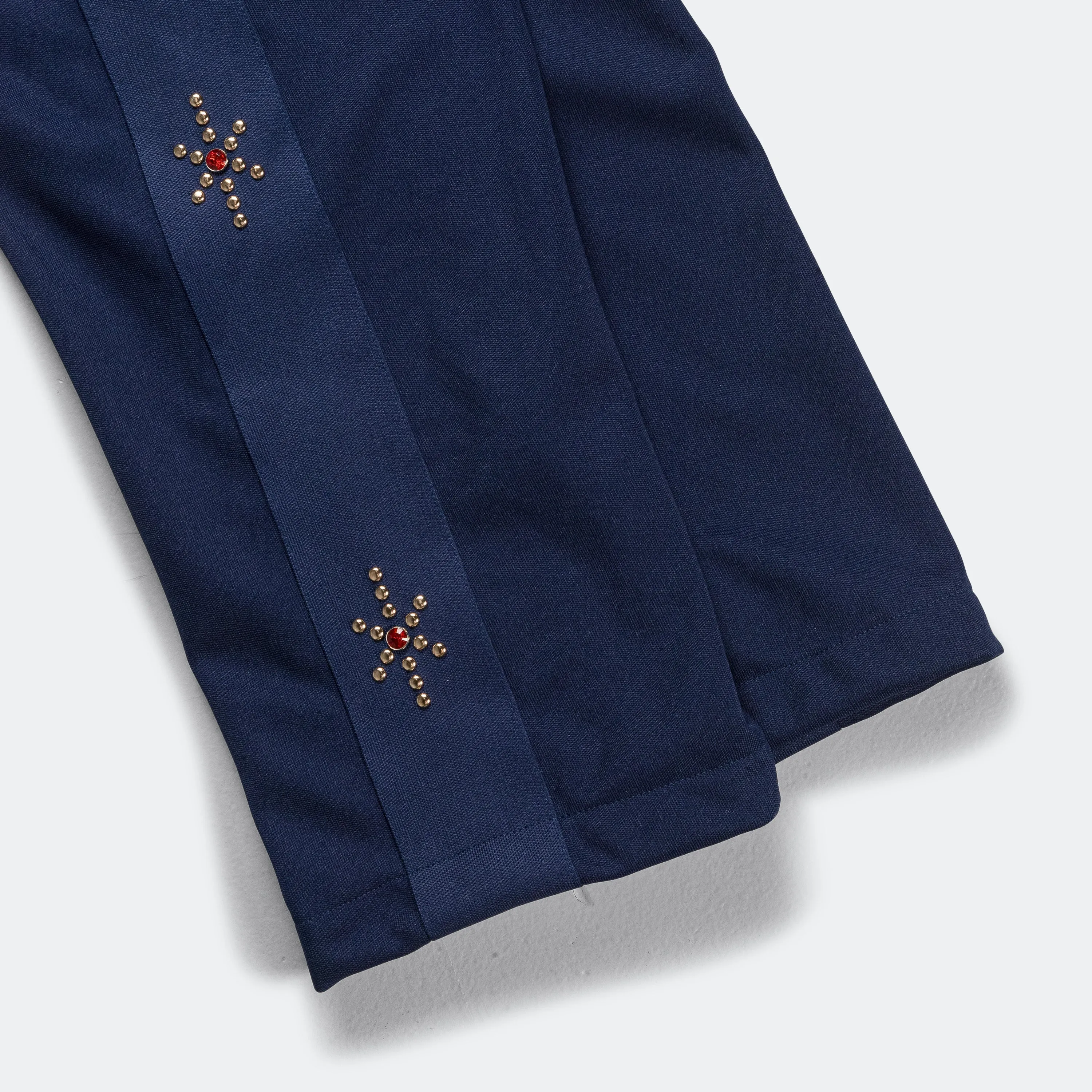 Studded Track Pant - Navy