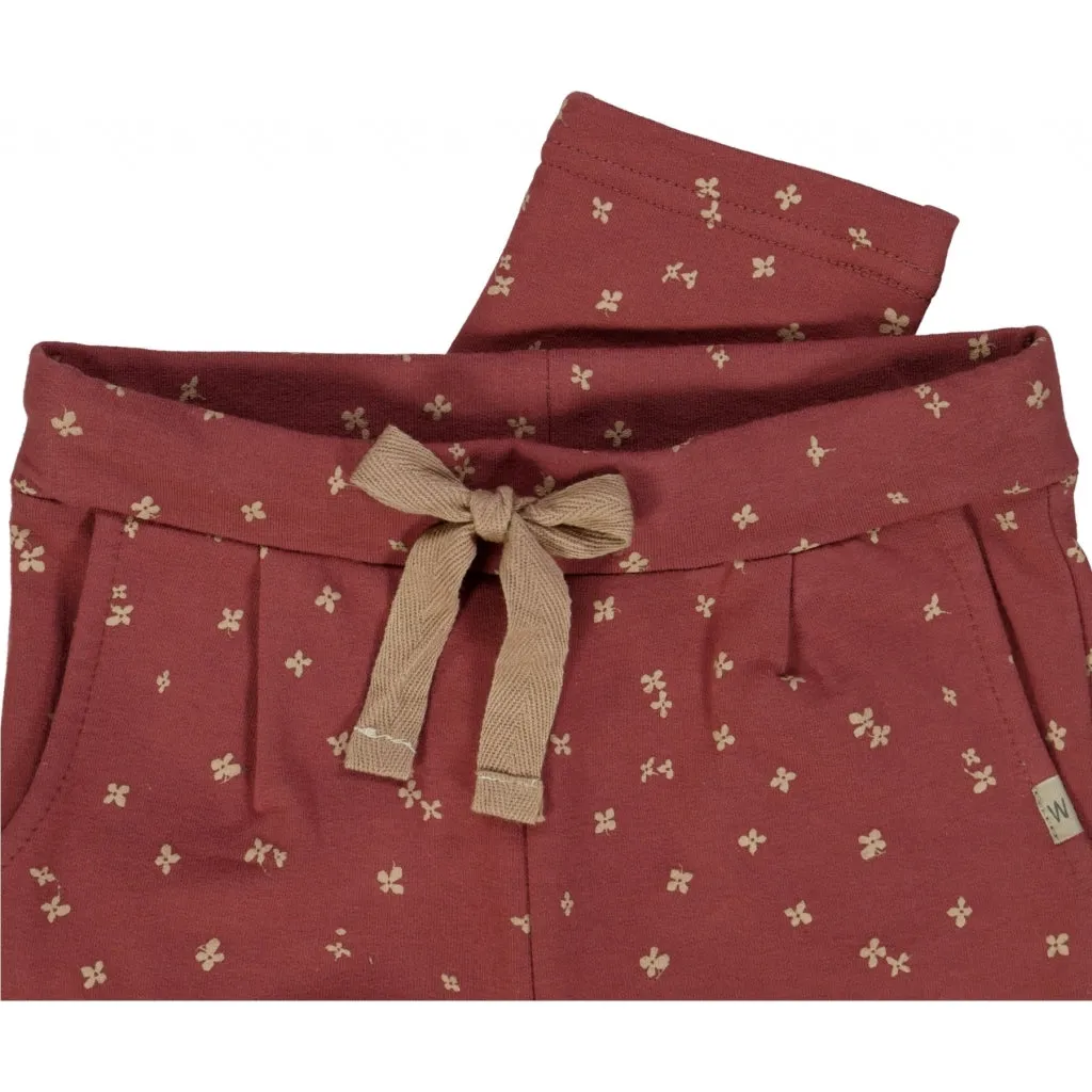 Sweatpants Liza - apple butter flowers