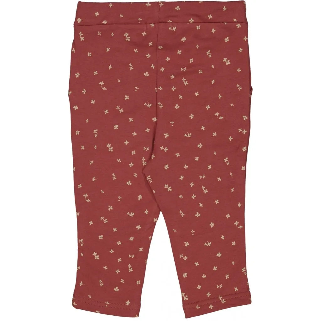 Sweatpants Liza - apple butter flowers
