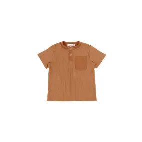 TEXTURED POCKET HENLEY