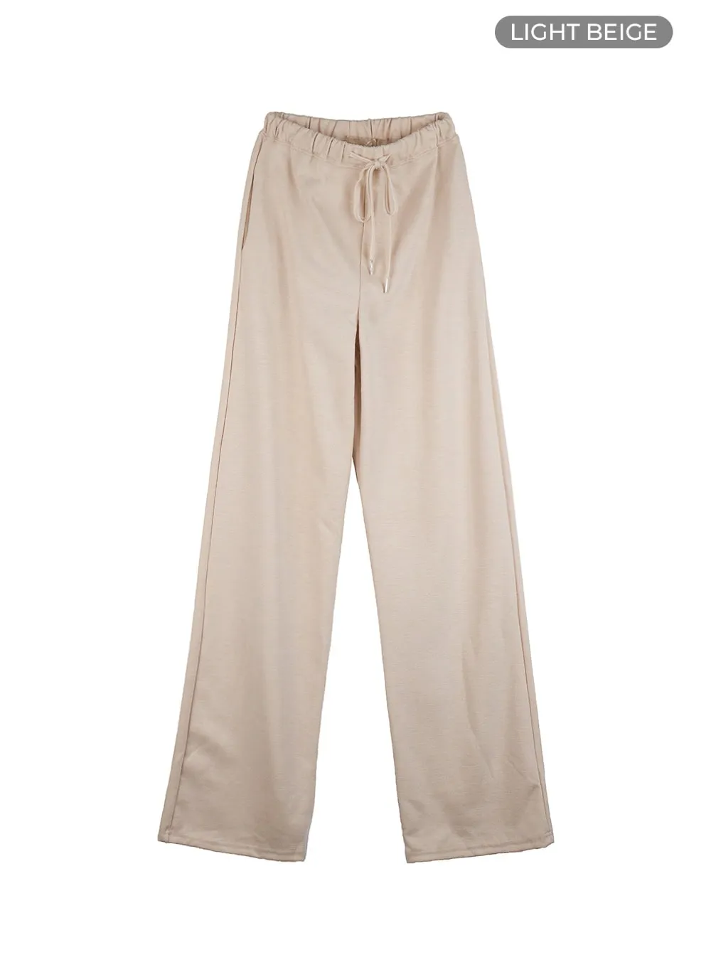 Wide-Fit Solid Sweatpants OO429