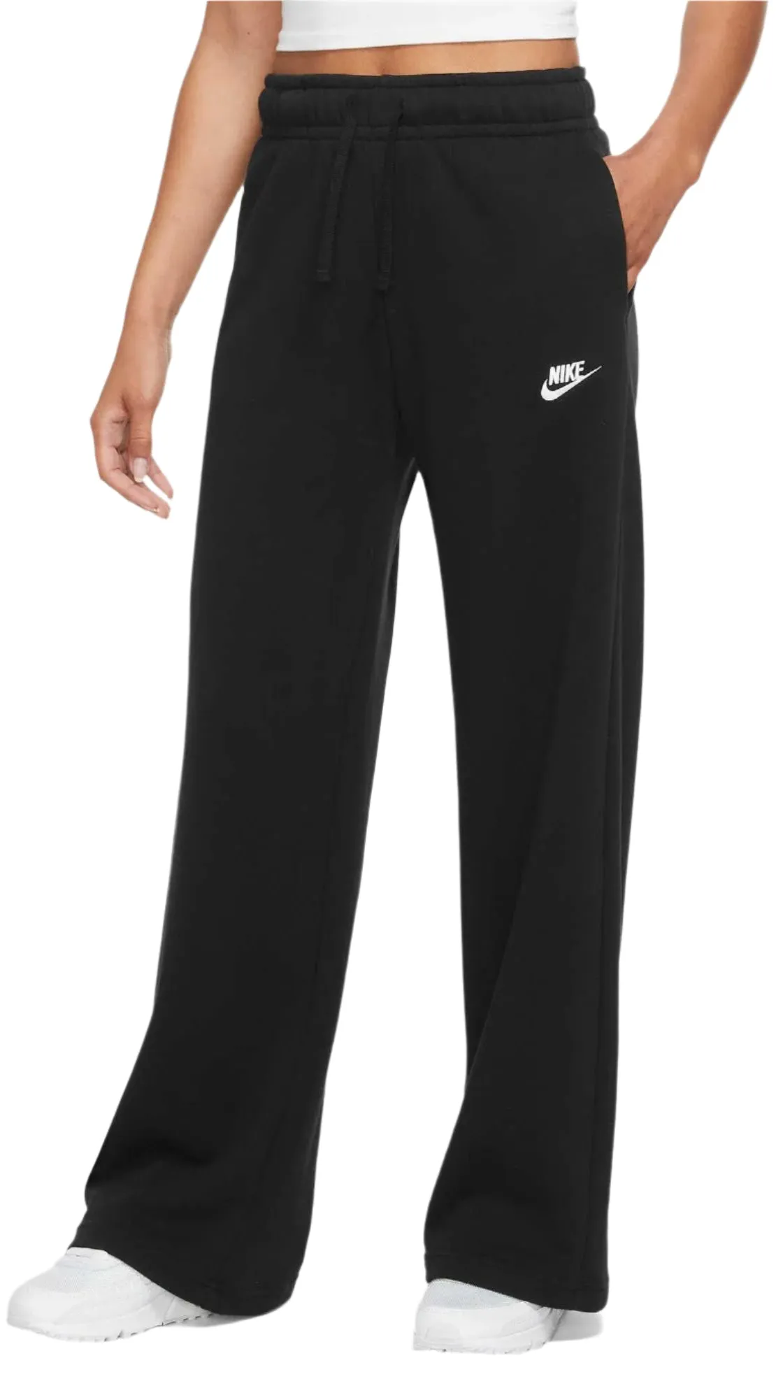 Women's Sportswear Club Fleece Mid-Rise Wide-Leg Sweatpants